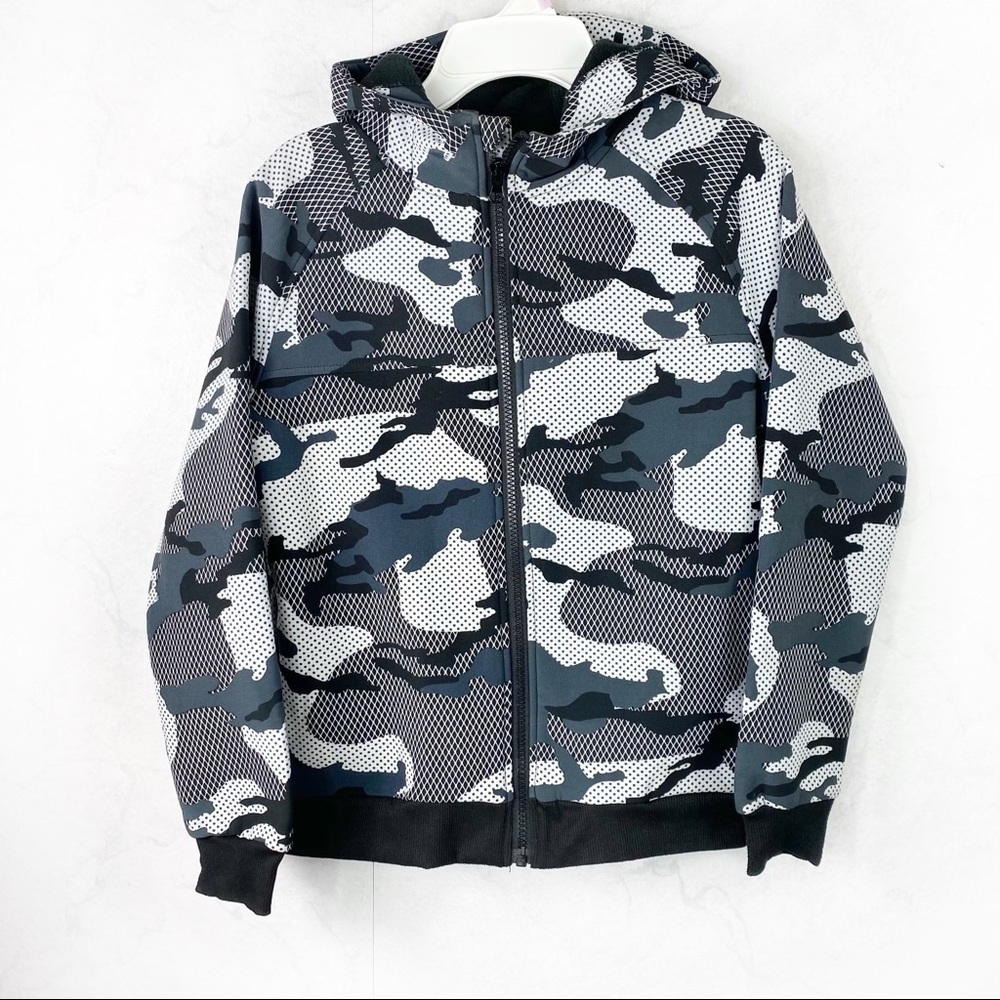 [Ideology] Camo Zip Up Jacket
